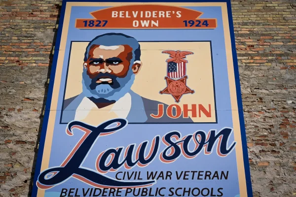 Belvidere's New Mural Pays Tribute to Civil War Veteran and Freedom Advocate