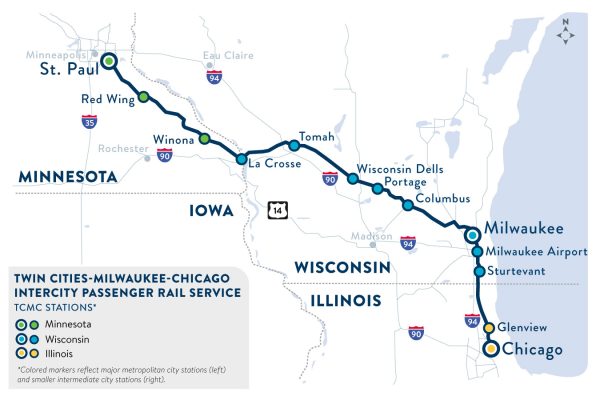 Midwest States Launch New Rail Service After 12-Year Effort