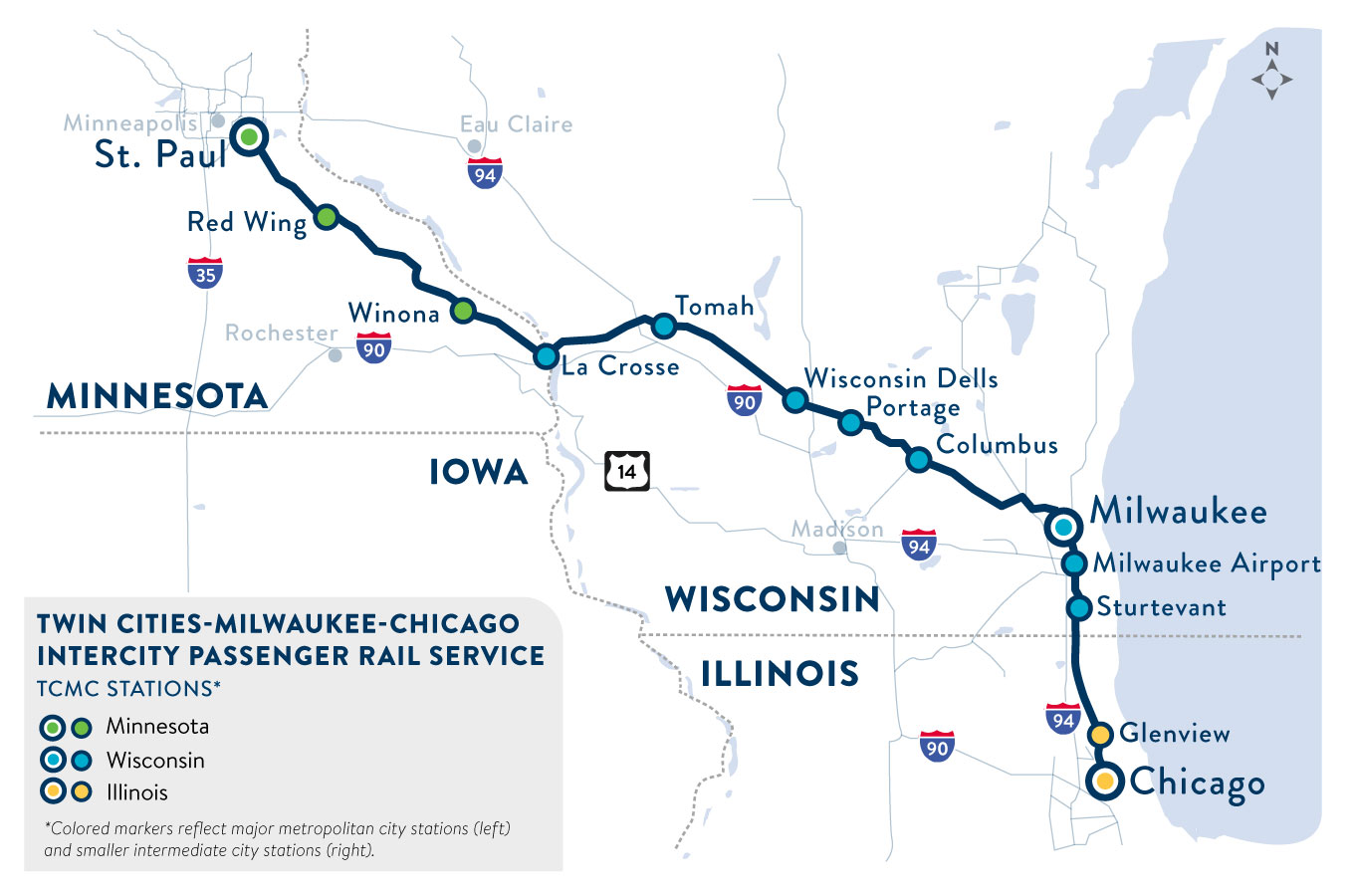 Midwest States Launch New Rail Service After 12-Year Effort