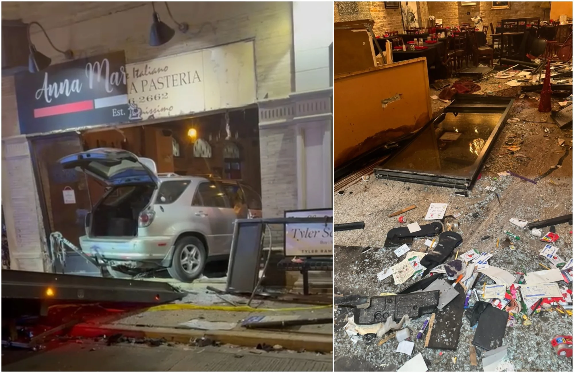 Local Businesses Rally After Driver Smashes Into Uptown Italian Restaurant