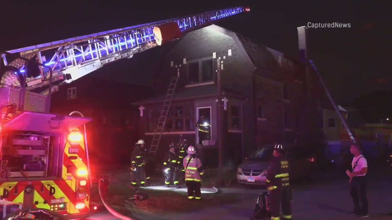 Apartment Fire in Chicago's East Side Injures Four, Including Two Children