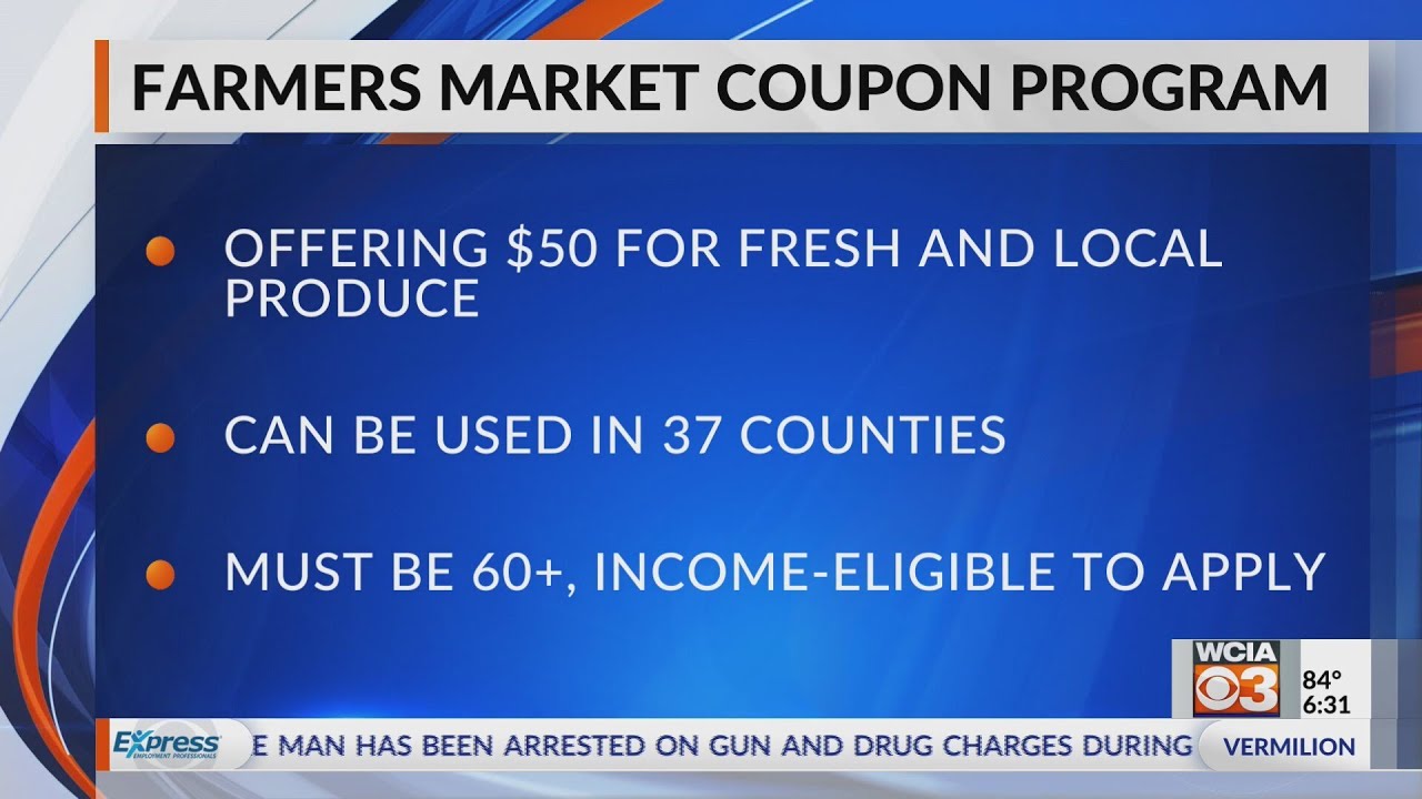 Farmers Market Coupons for Low-Income Illinois Seniors