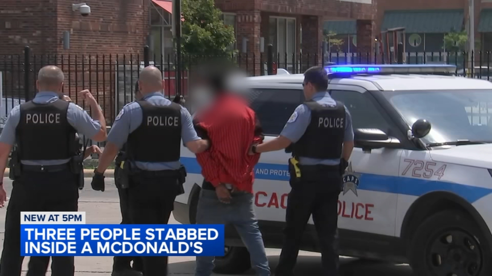 Police Investigate Stabbing at Chicago McDonald's, Suspect Taken into Custody