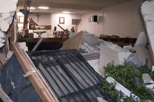 Driver Loses Control, Crashes Into South L.a. Church, Leaving Major Damage Behind