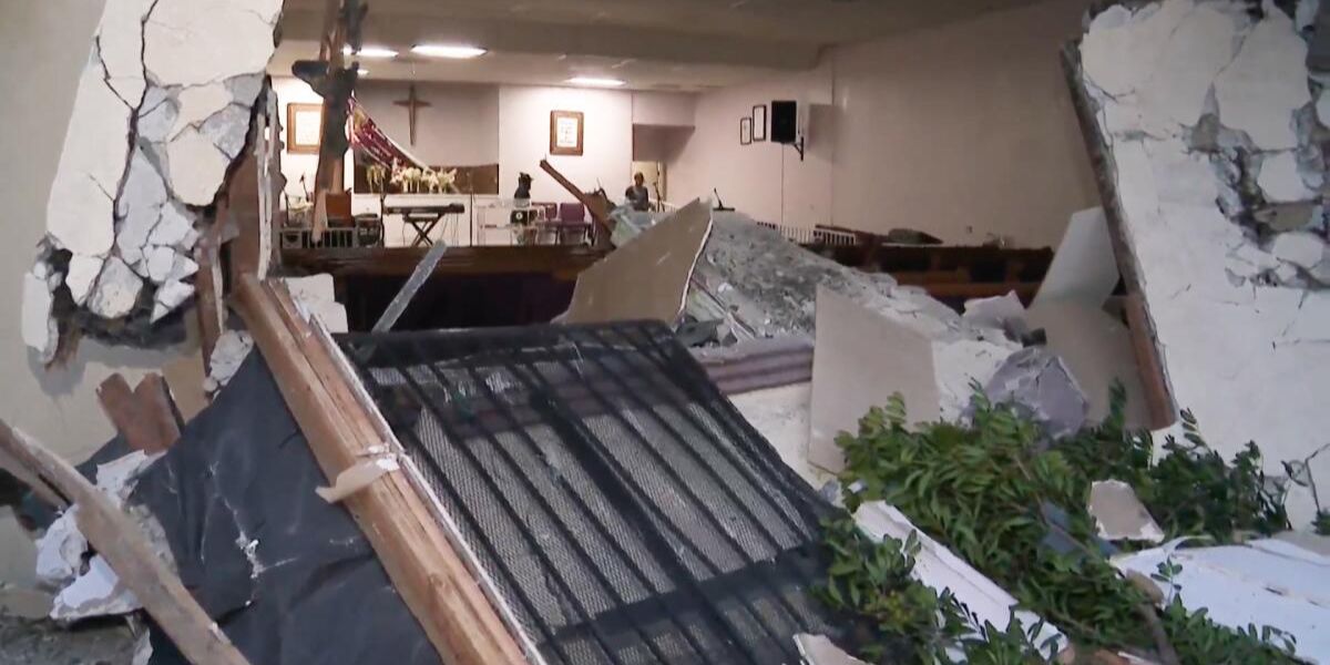 Driver Loses Control, Crashes Into South L.a. Church, Leaving Major Damage Behind