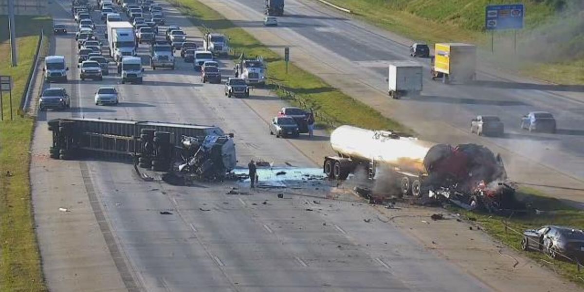 Truck DRIVER KILLED IN MULTI-VEHICLE CRASH on U.S. 287 Involving Three 18-wheelers and Two SUVs