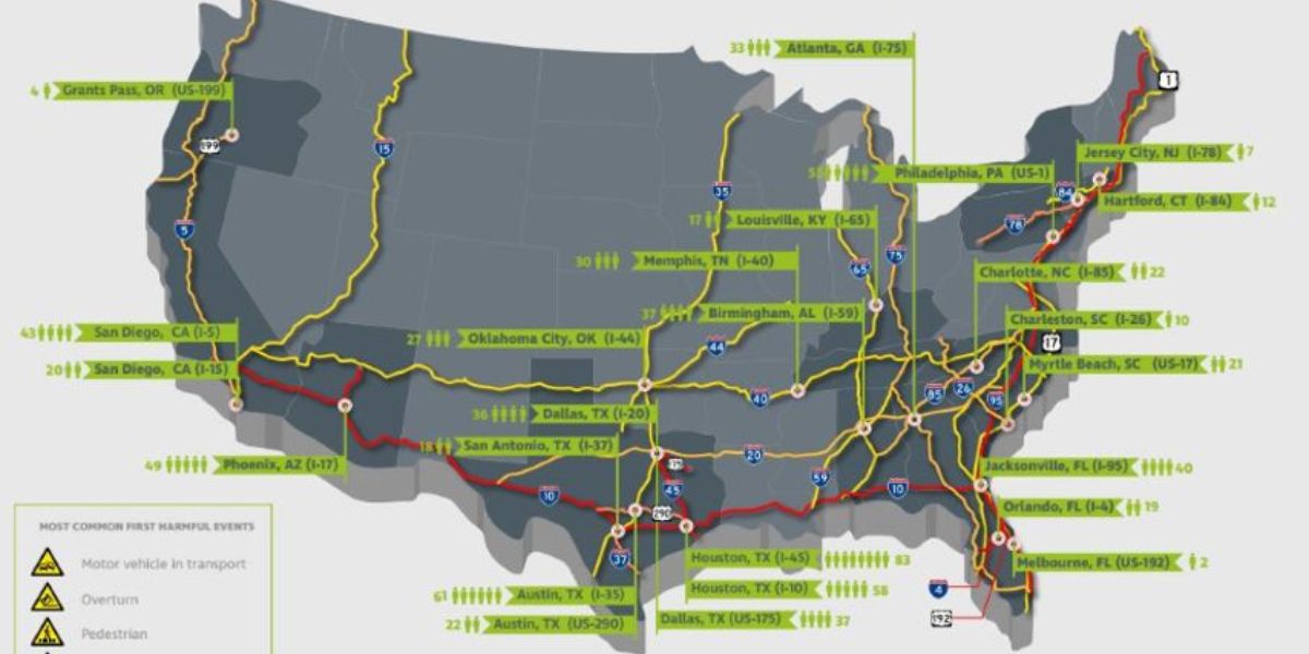 Louisiana Among Top Ten States for Deadly Nighttime Crashes, New Study Reveals